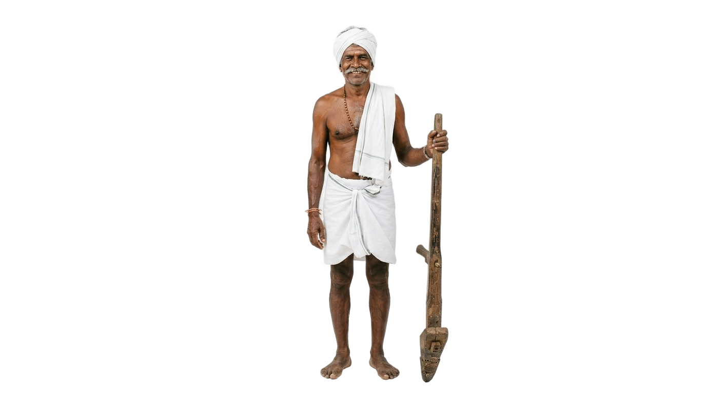 tamil farmer png PNG transparent background