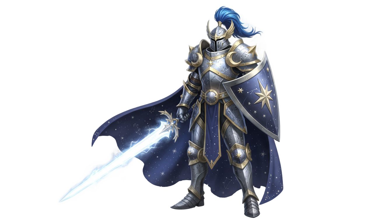 granger starfall knight png PNG transparent background