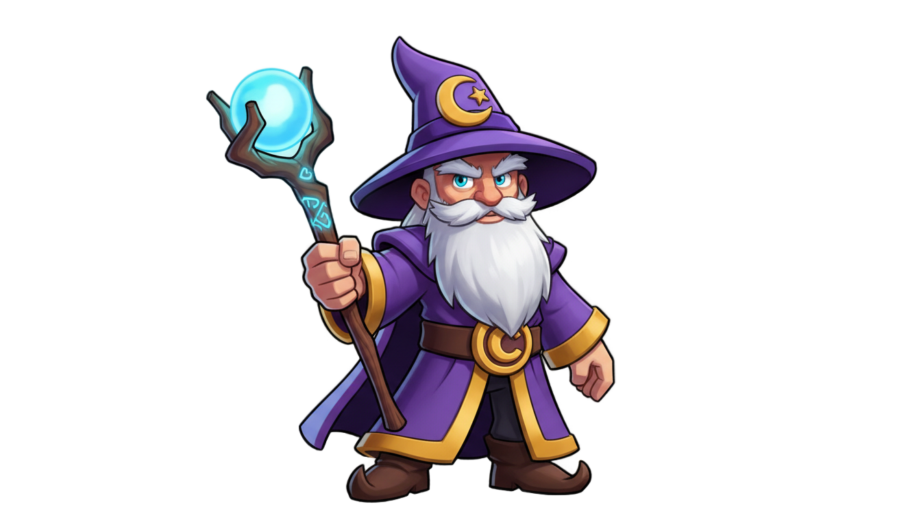 wizard clash royale png PNG transparent background