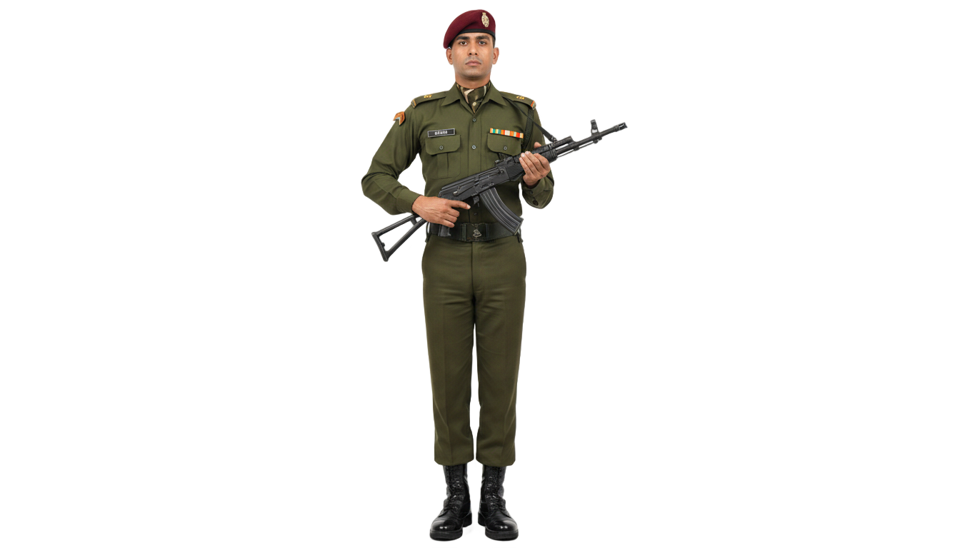 indian army soldier png PNG transparent background