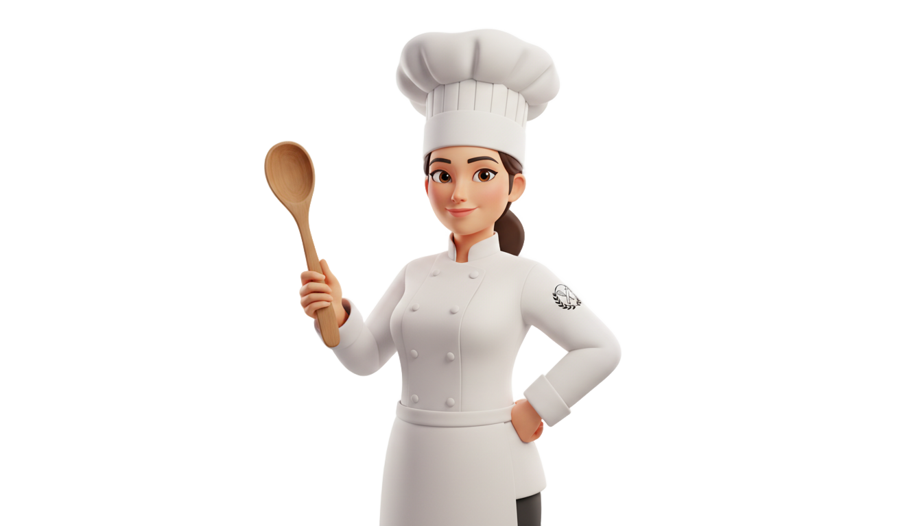 lady chef logo png PNG transparent background