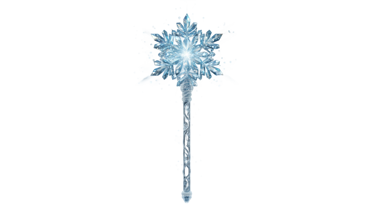 ice queen wand png PNG transparent background