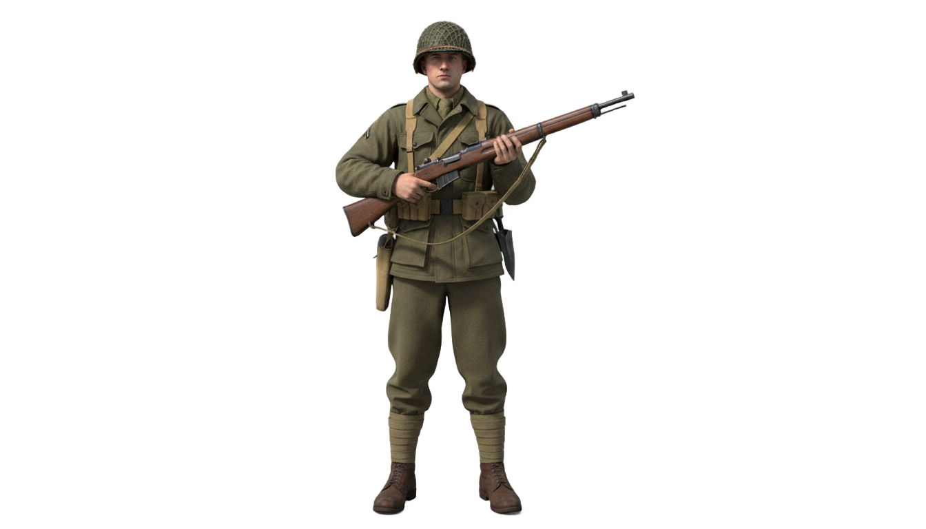ww2 soldier png PNG transparent background