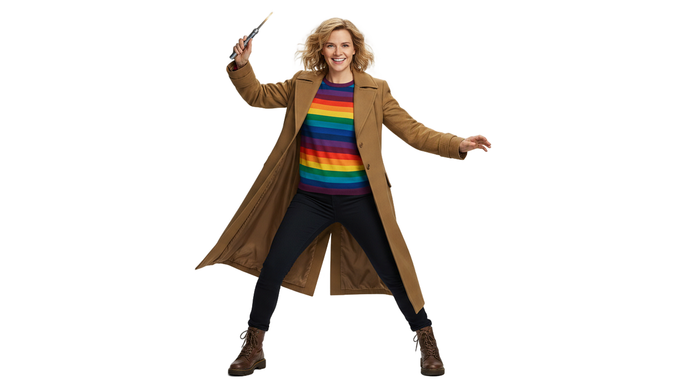 13th doctor png PNG transparent background