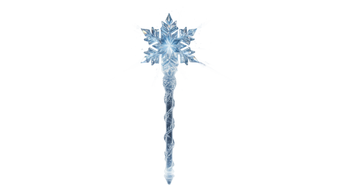 ice queen wand png PNG transparent background
