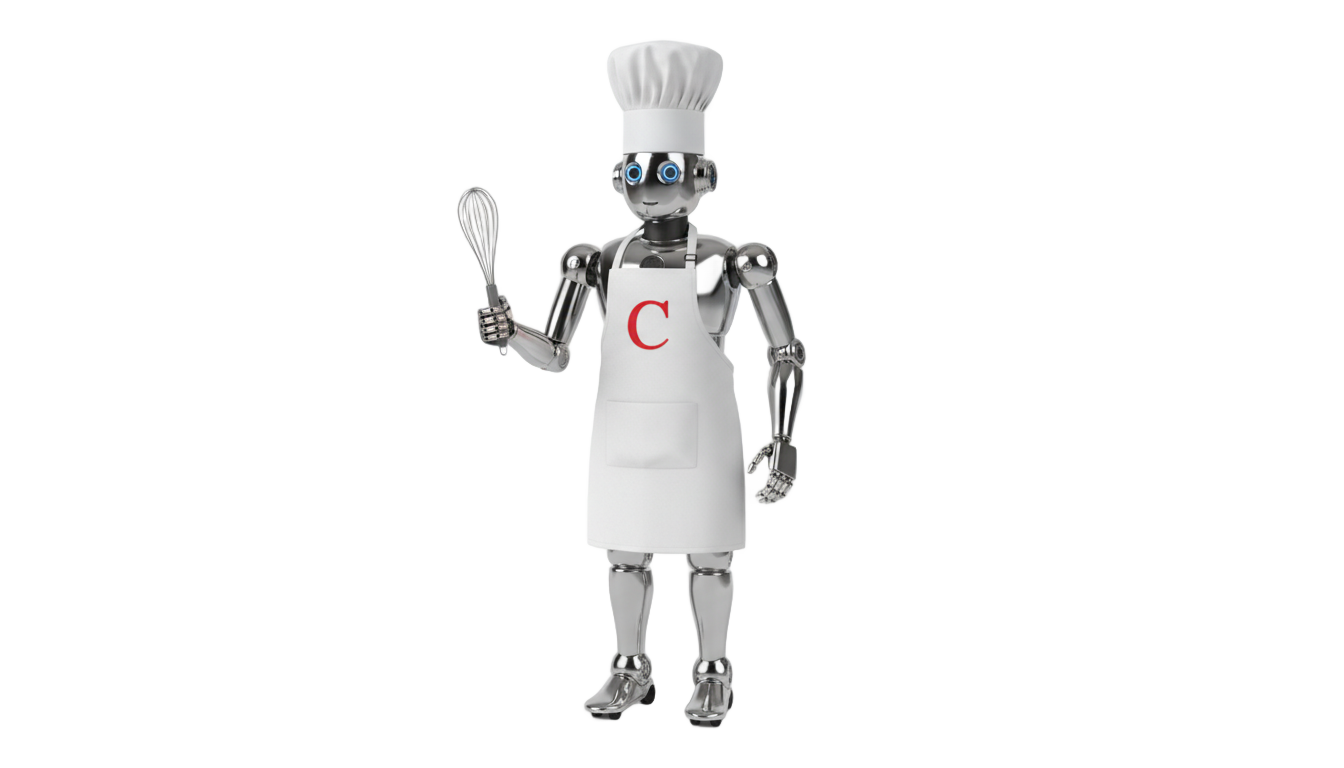 robot chef png PNG transparent background