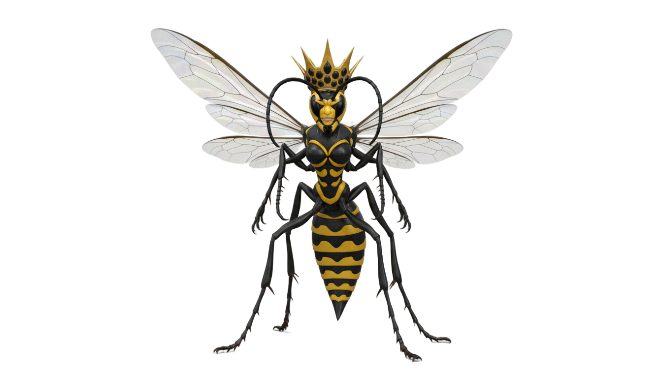 selena wasp queen png PNG transparent background