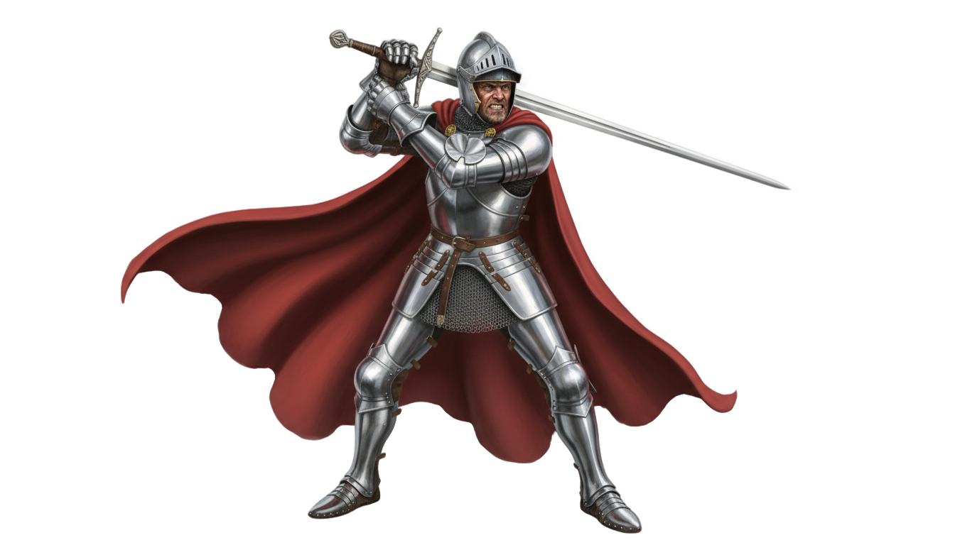 roaring knight sprite png PNG transparent background