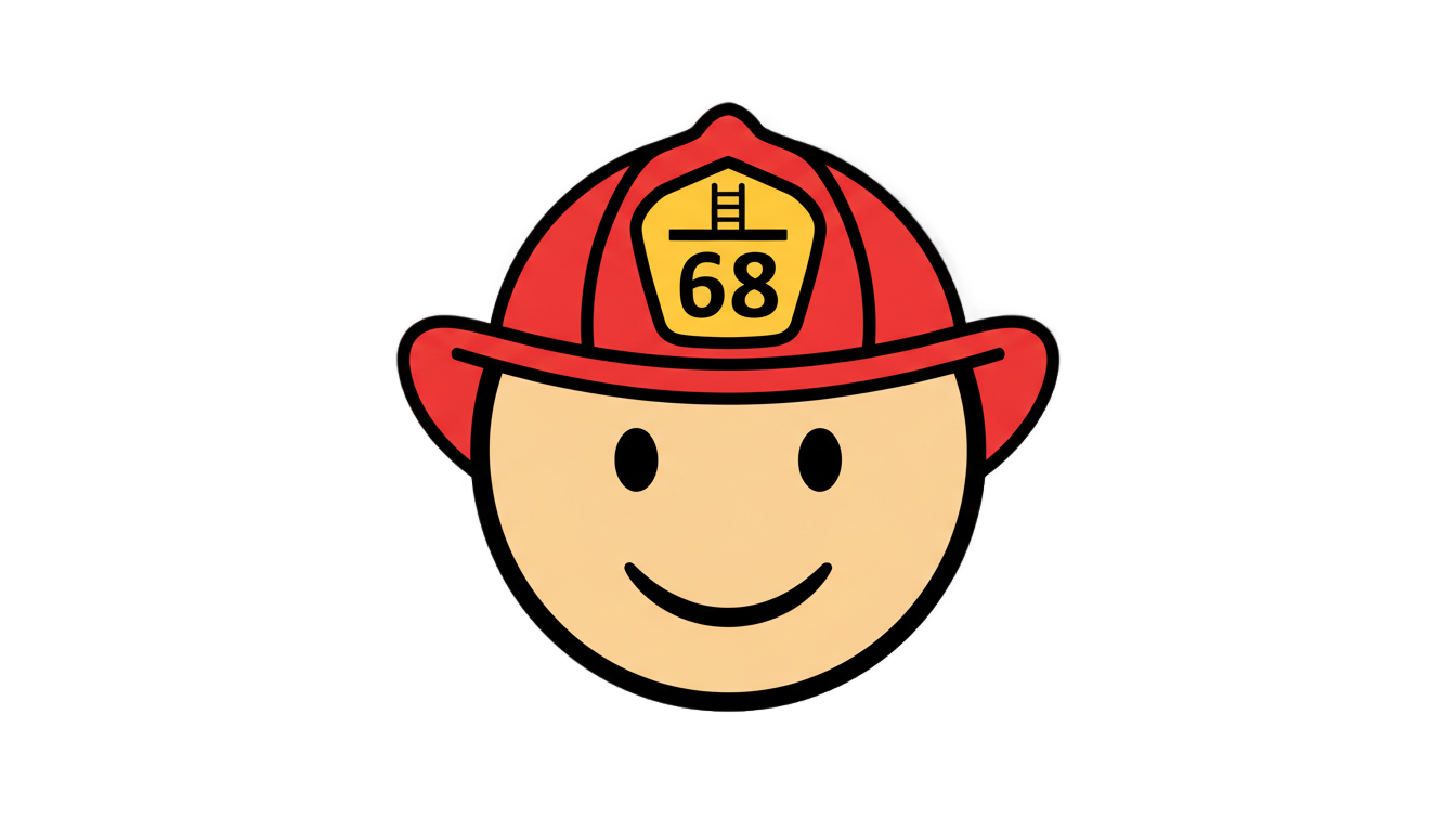 firefighter emoji png PNG transparent background