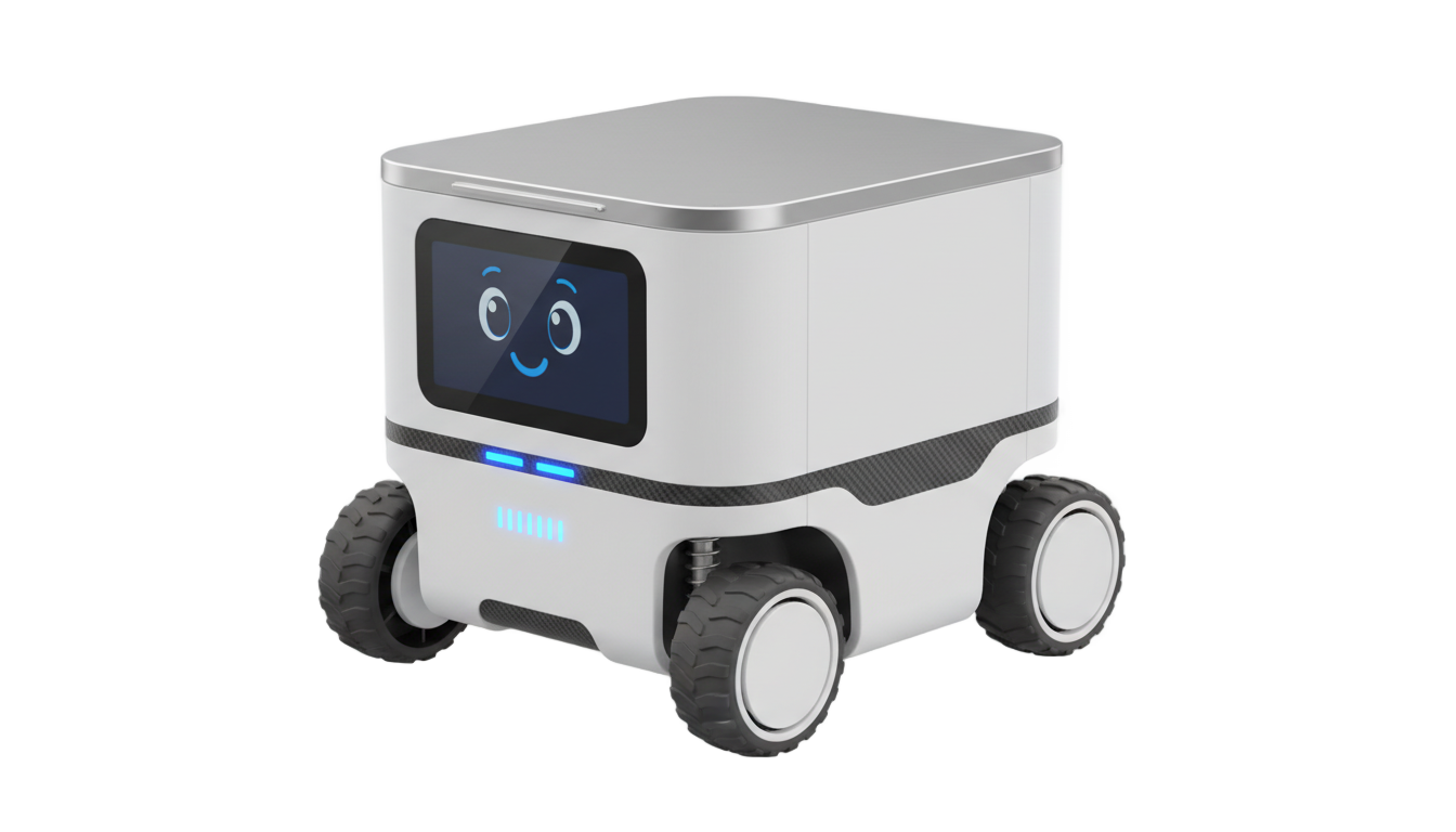 delivery robot png PNG transparent background