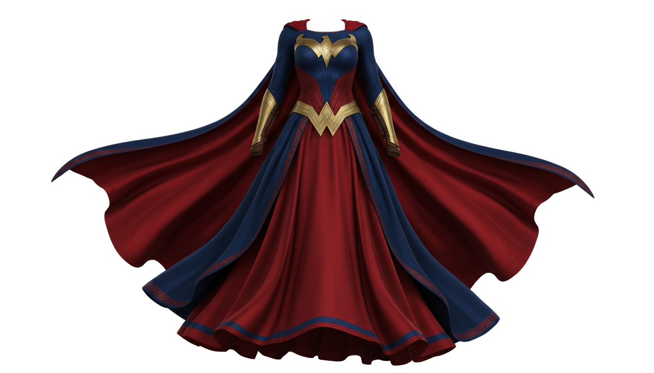 superhero dress png PNG transparent background
