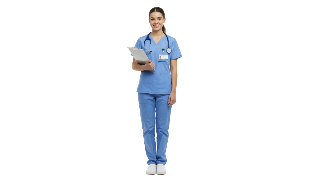 student nurse png PNG transparent background