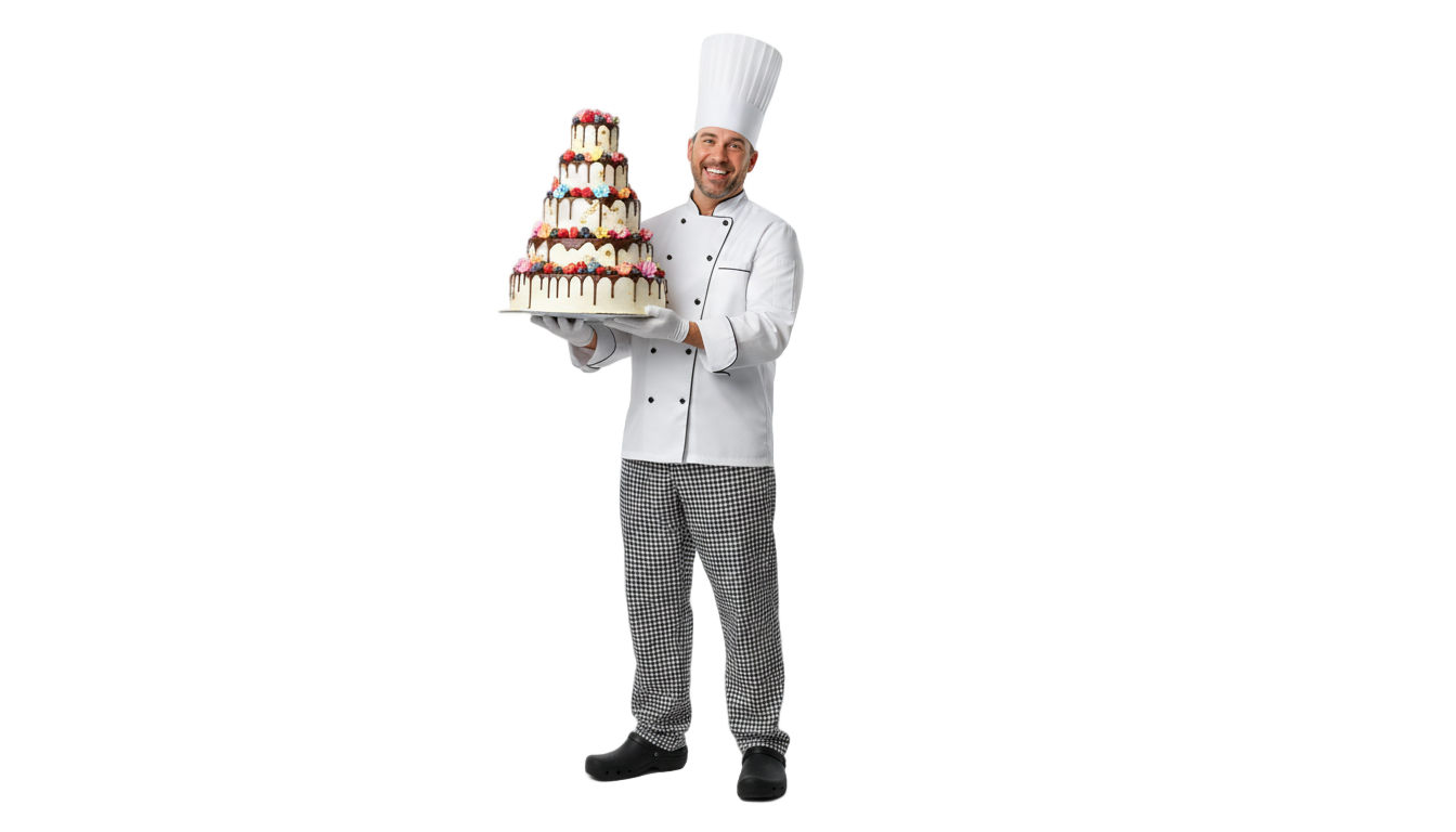 cake chef png PNG transparent background