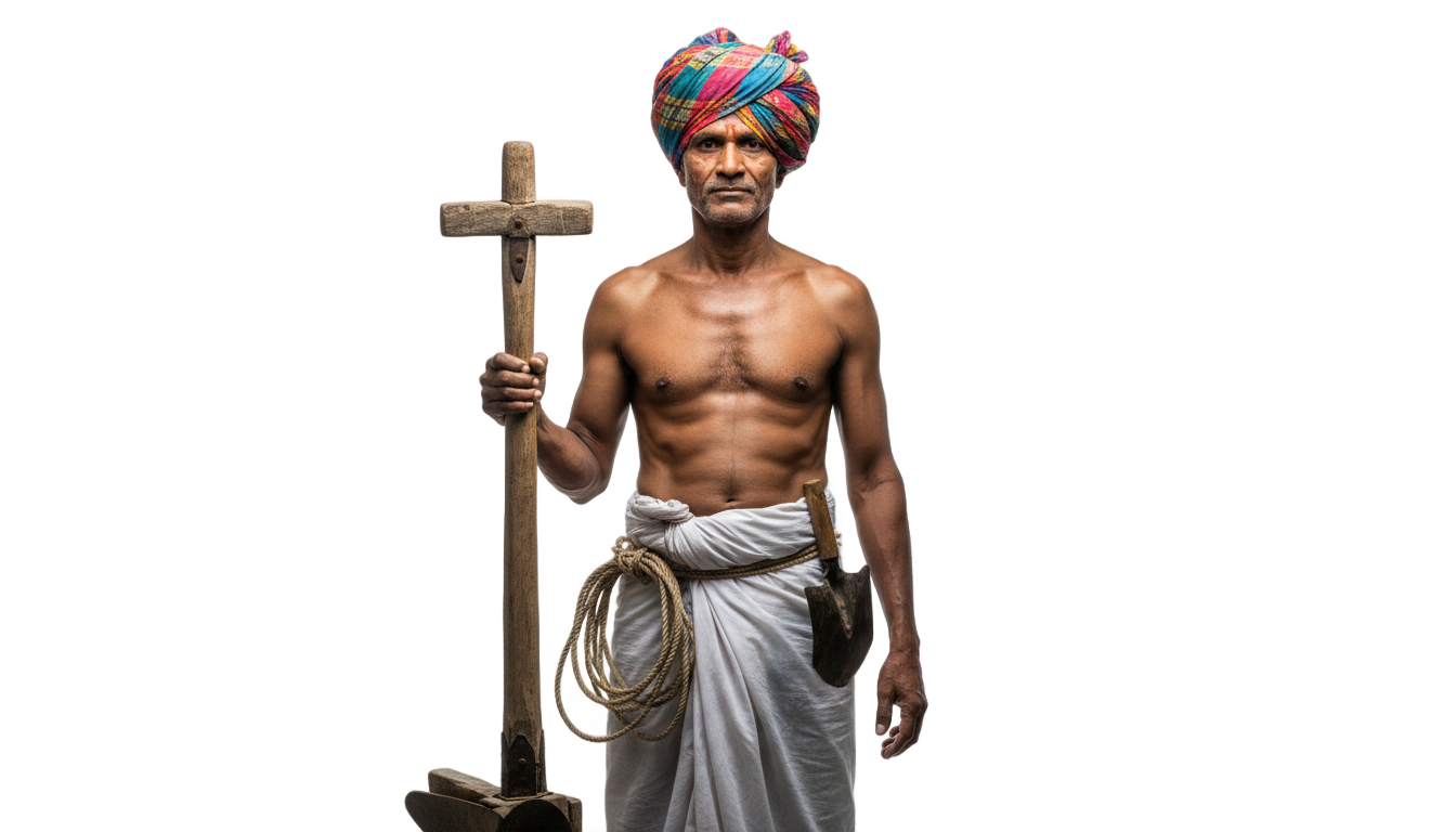farmer png indian PNG transparent background