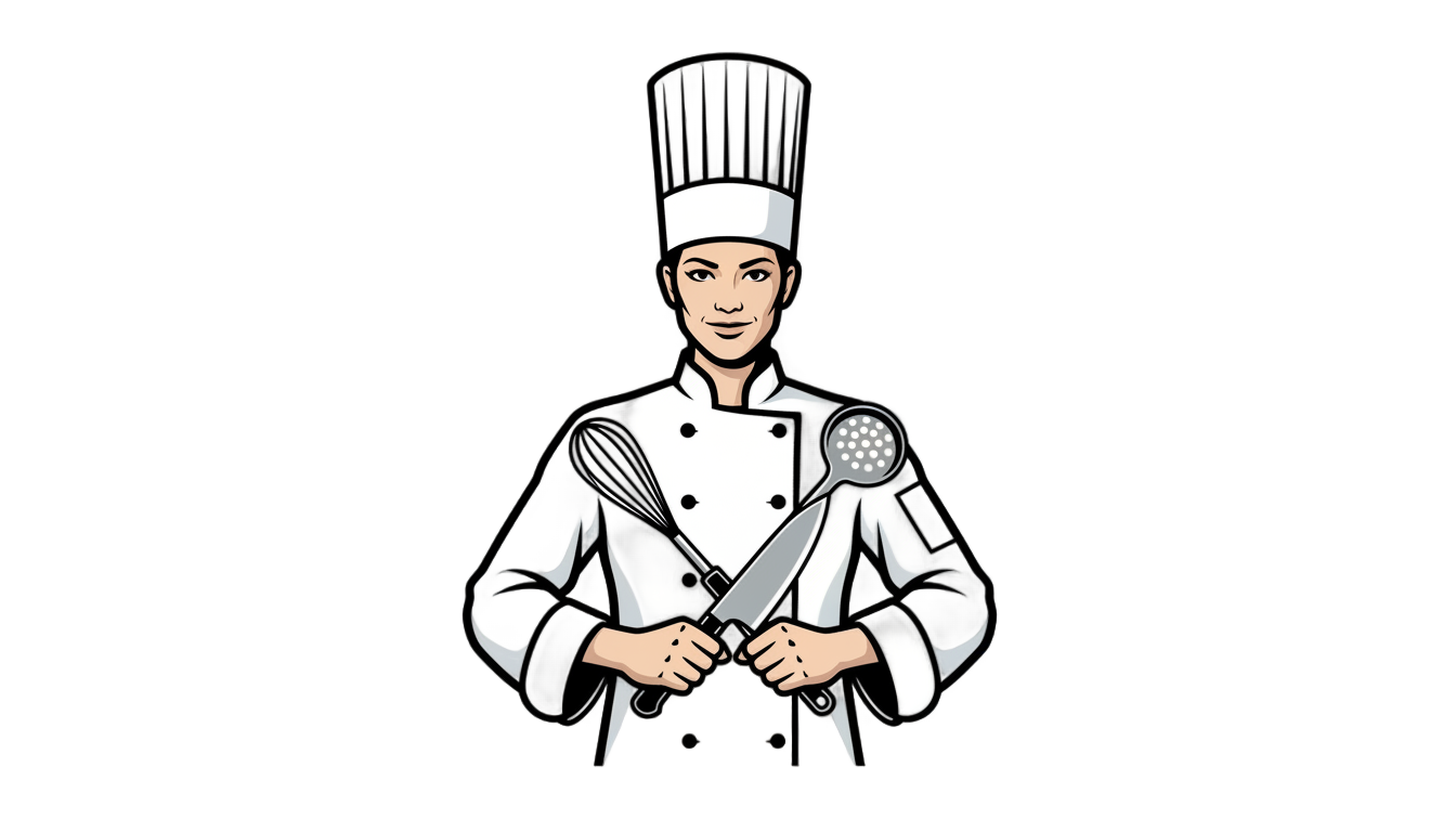 female chef logo png PNG transparent background
