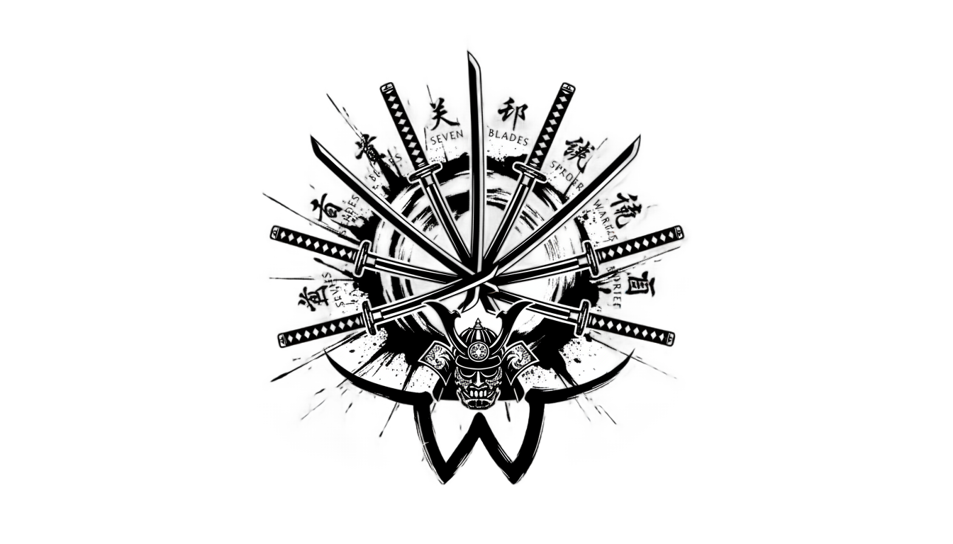 seven samurai logo png PNG transparent background