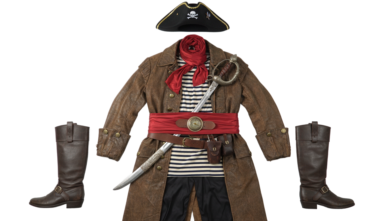 pirate outfit png PNG transparent background