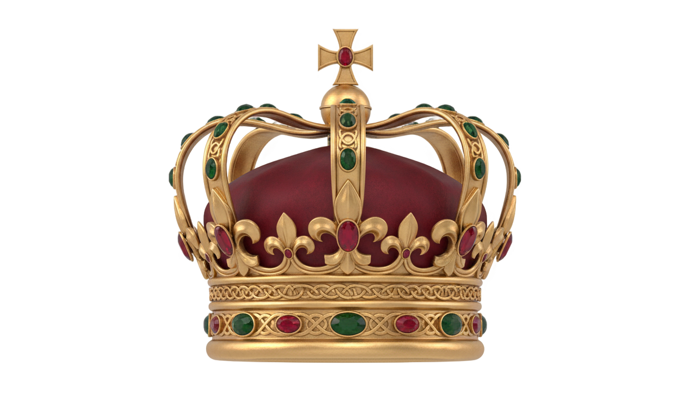 king crown vector png PNG transparent background