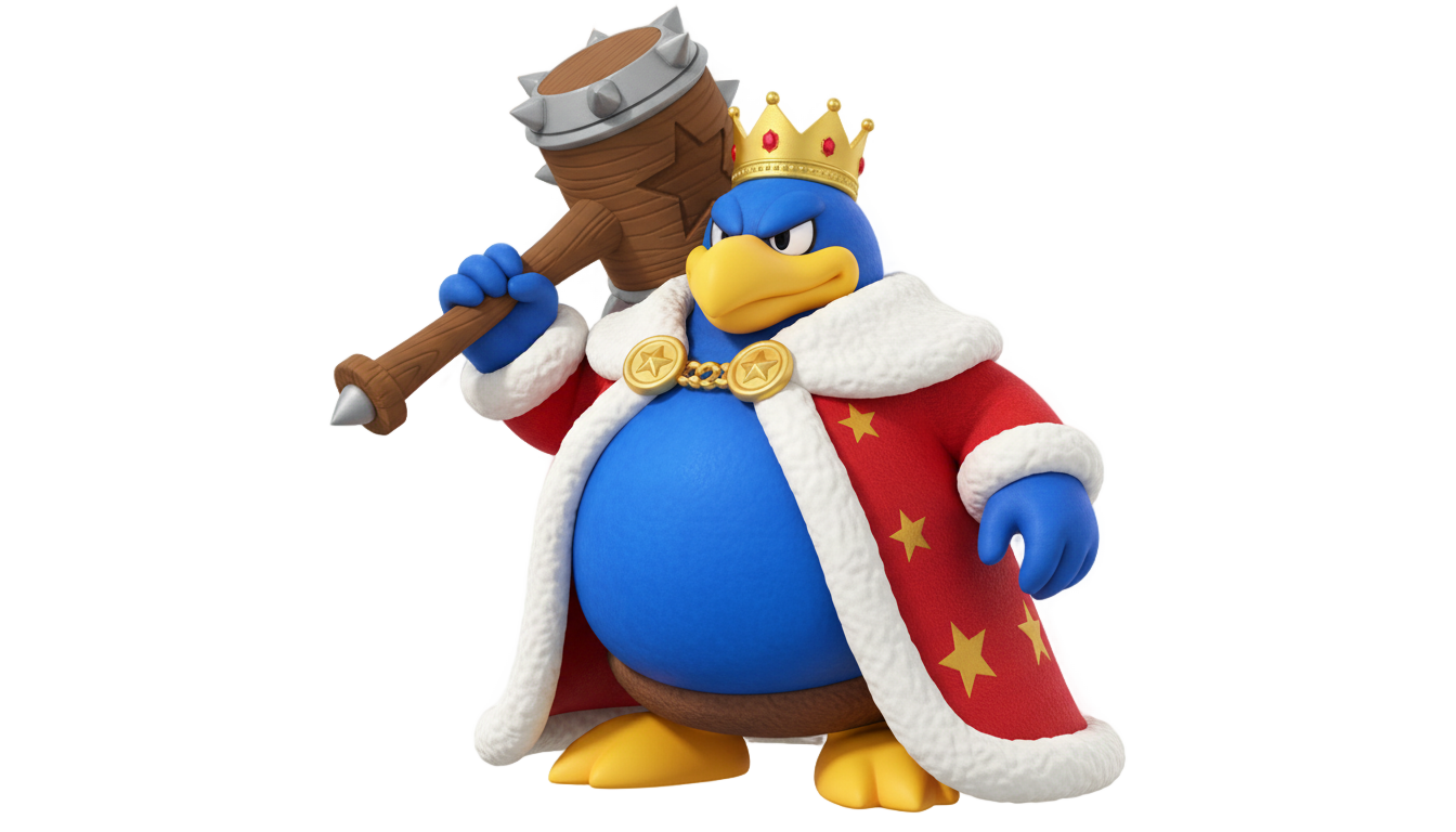 king dedede png PNG transparent background