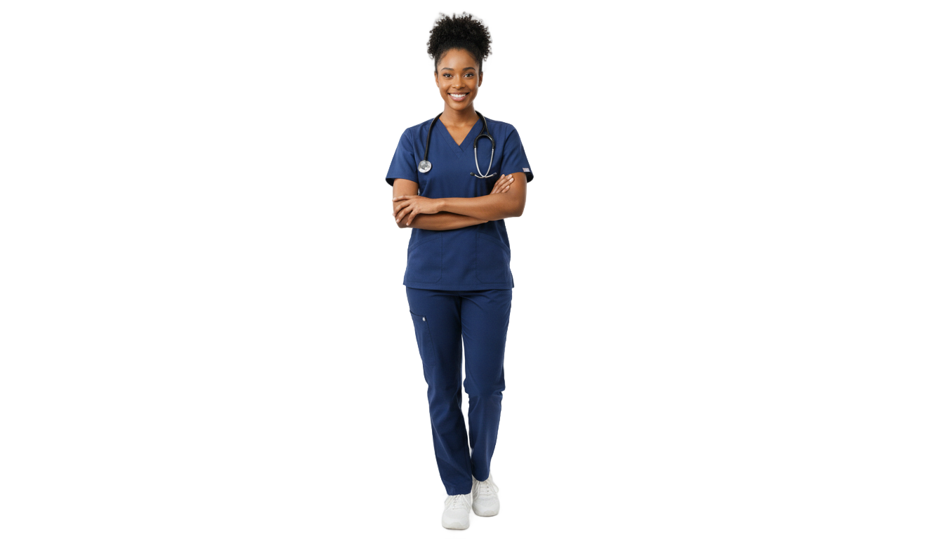 black nurse png PNG transparent background