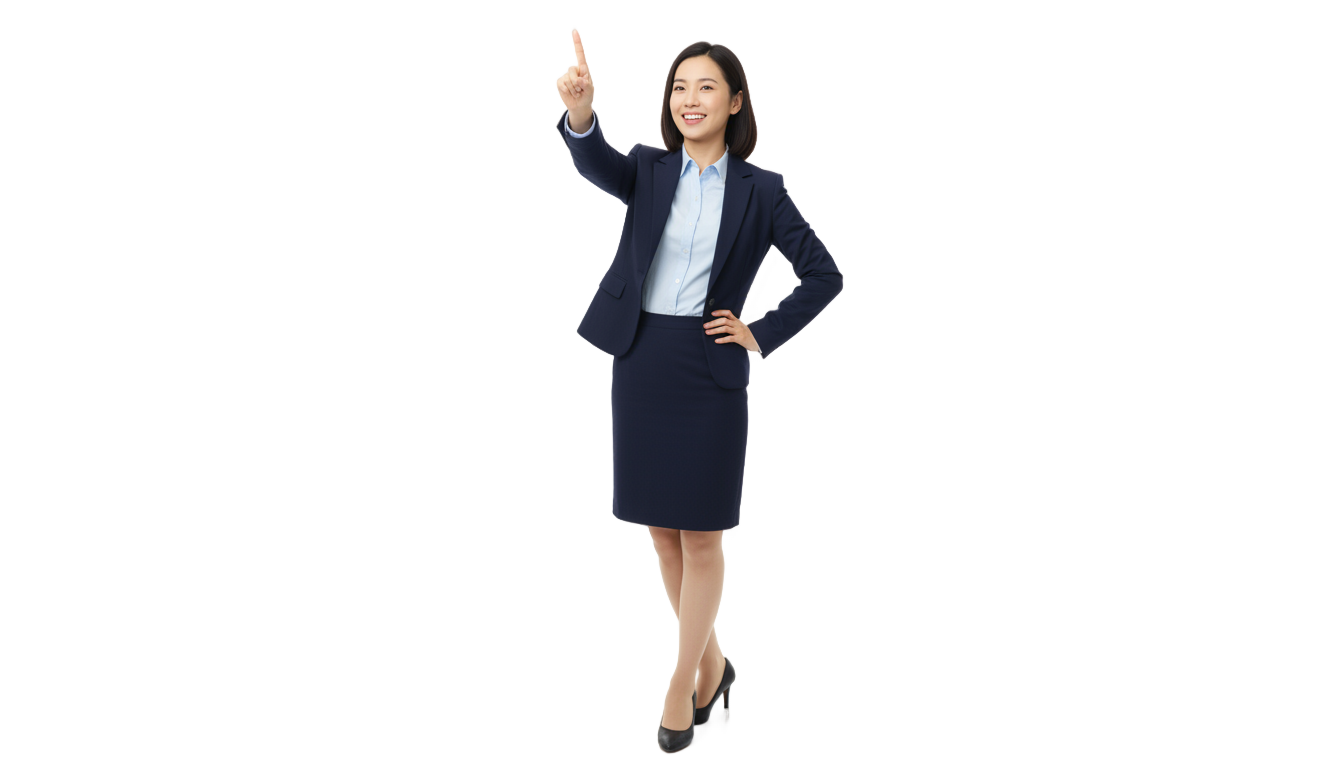teacher pointing png PNG transparent background