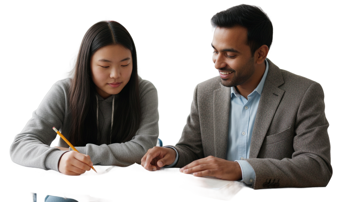 teacher and student png PNG transparent background