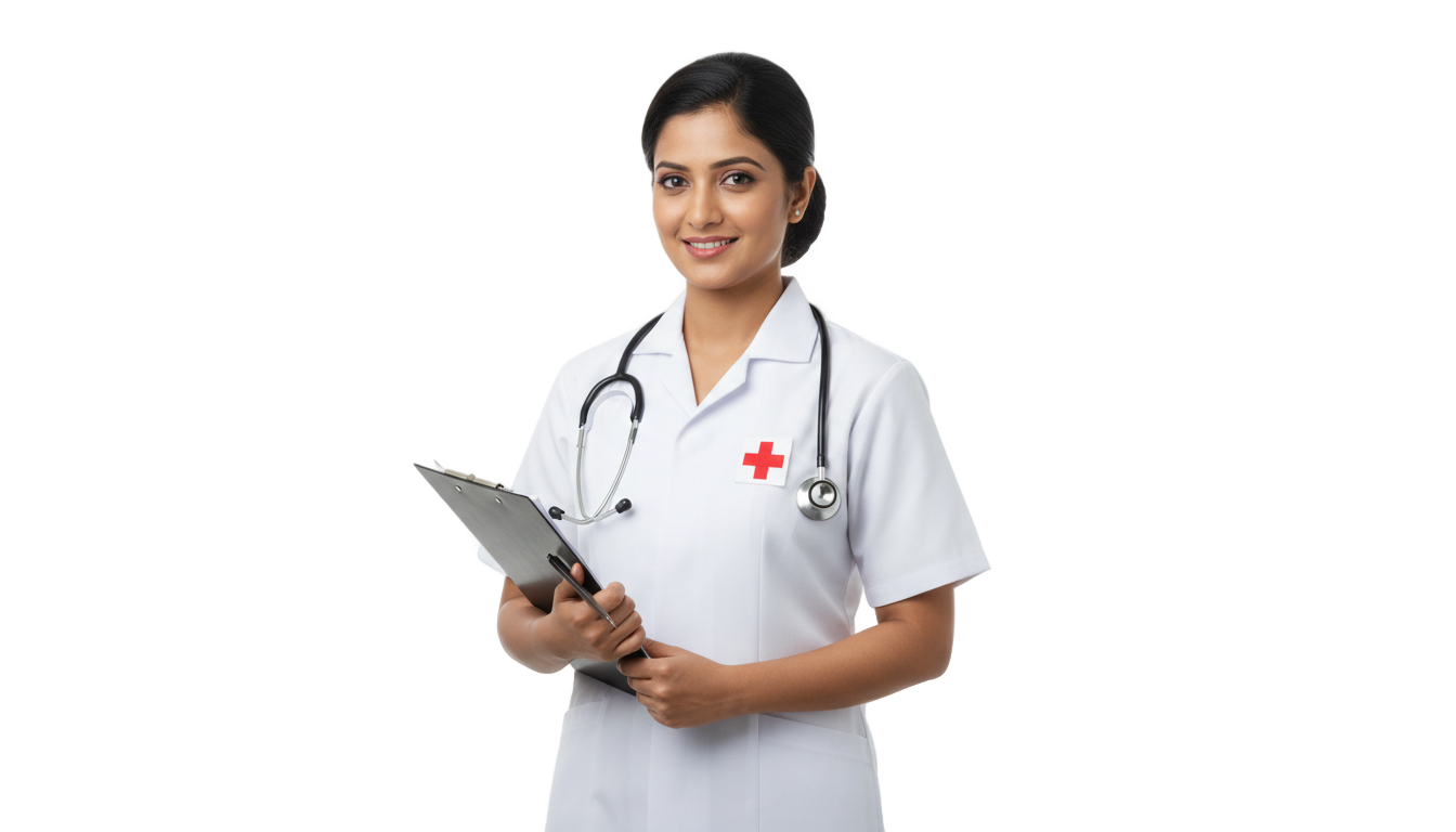 indian nurse png PNG transparent background