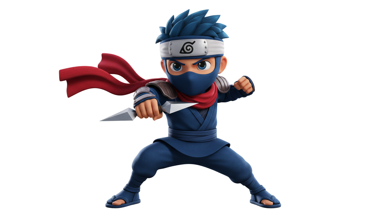 ninja hattori png PNG transparent background