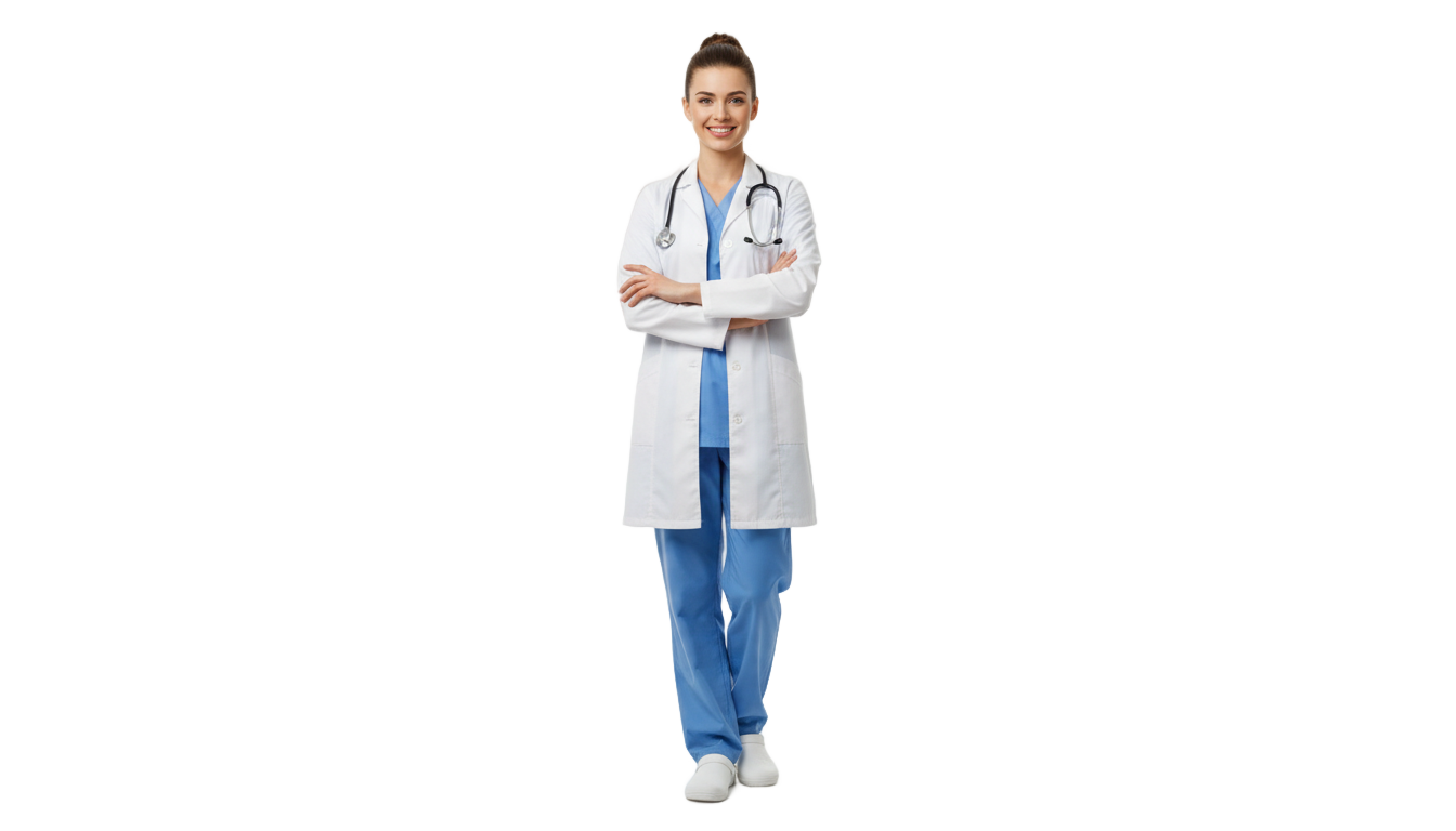 female doctor clipart png PNG transparent background