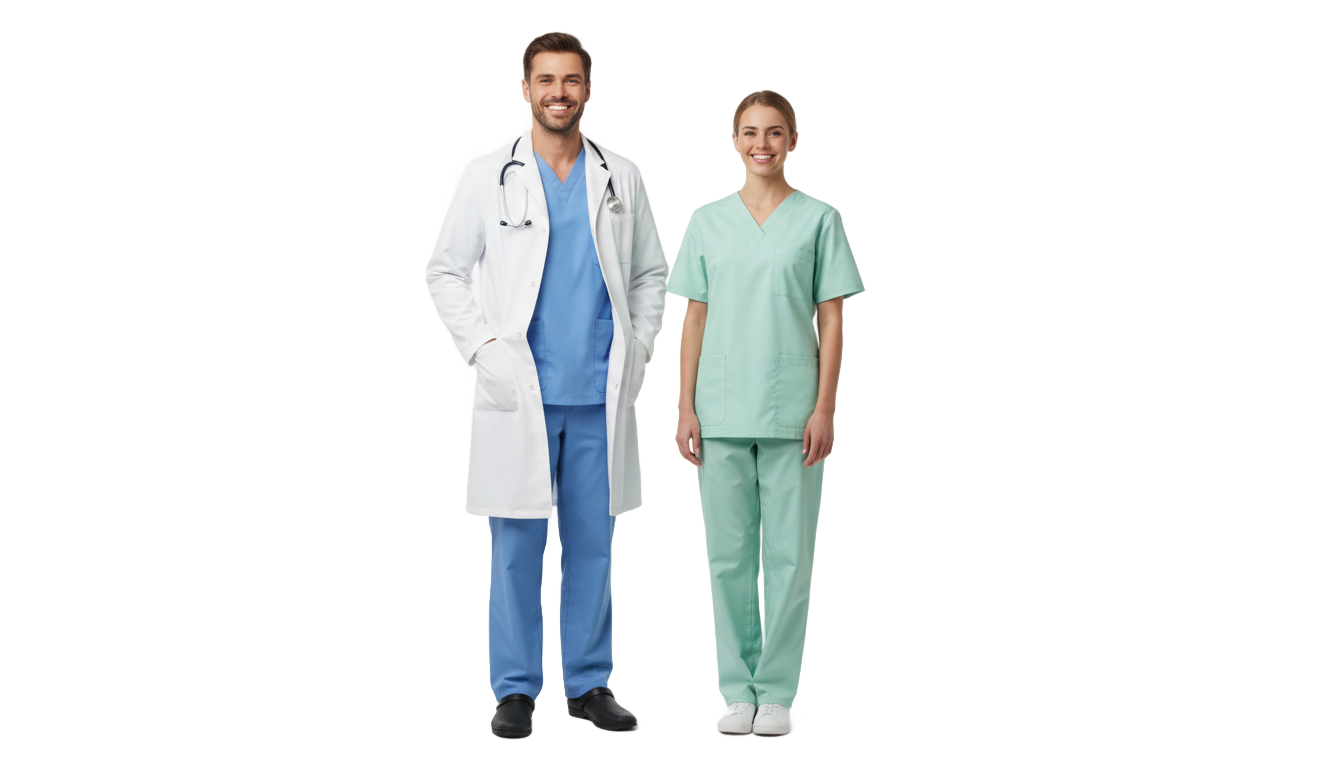 doctor and nurse clipart png PNG transparent background