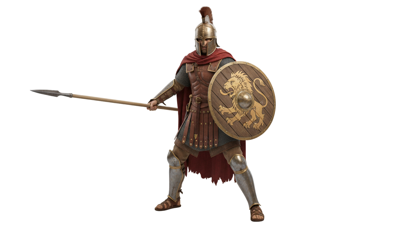 ancient soldier png PNG transparent background