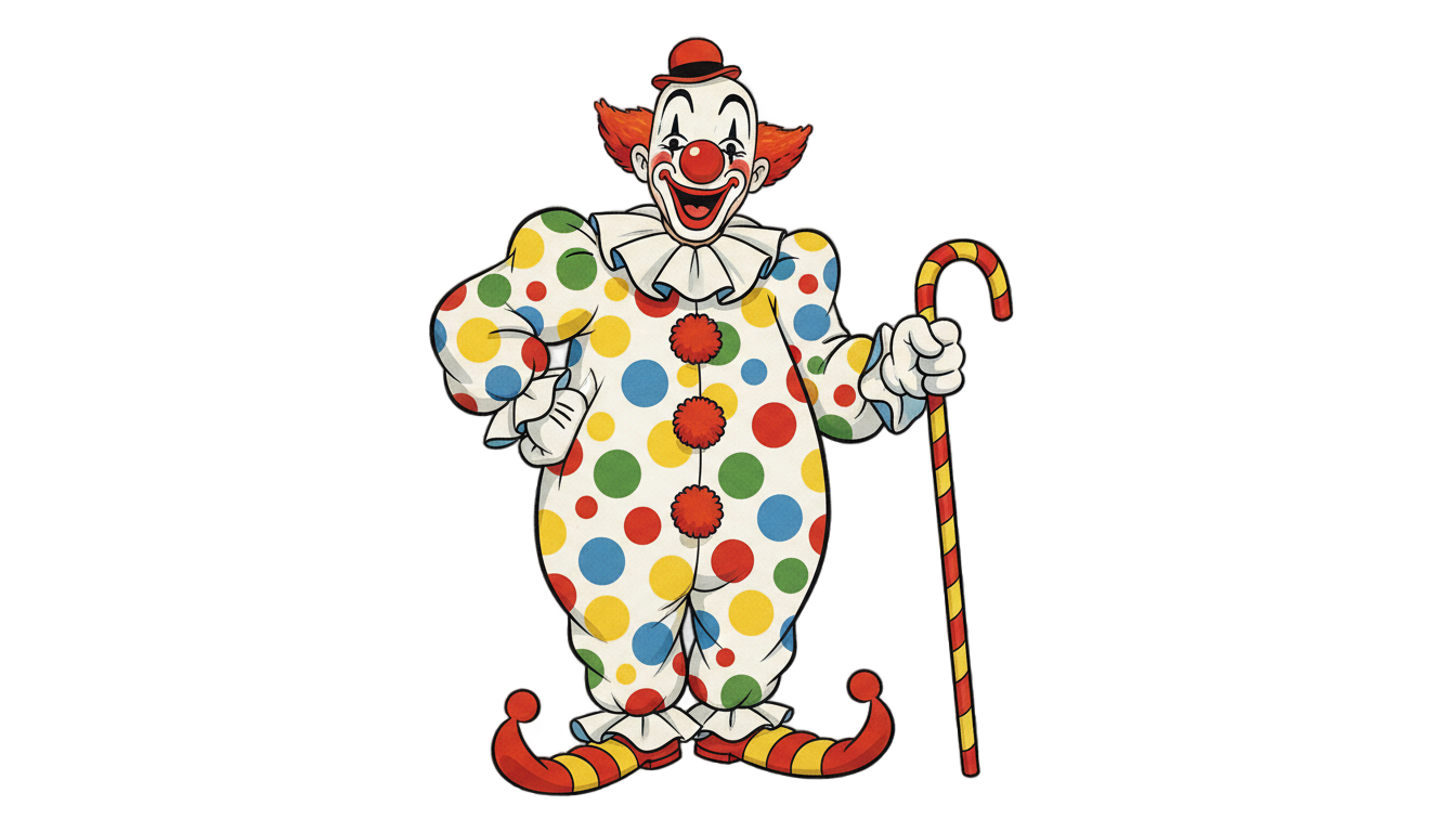 koko the clown png PNG transparent background