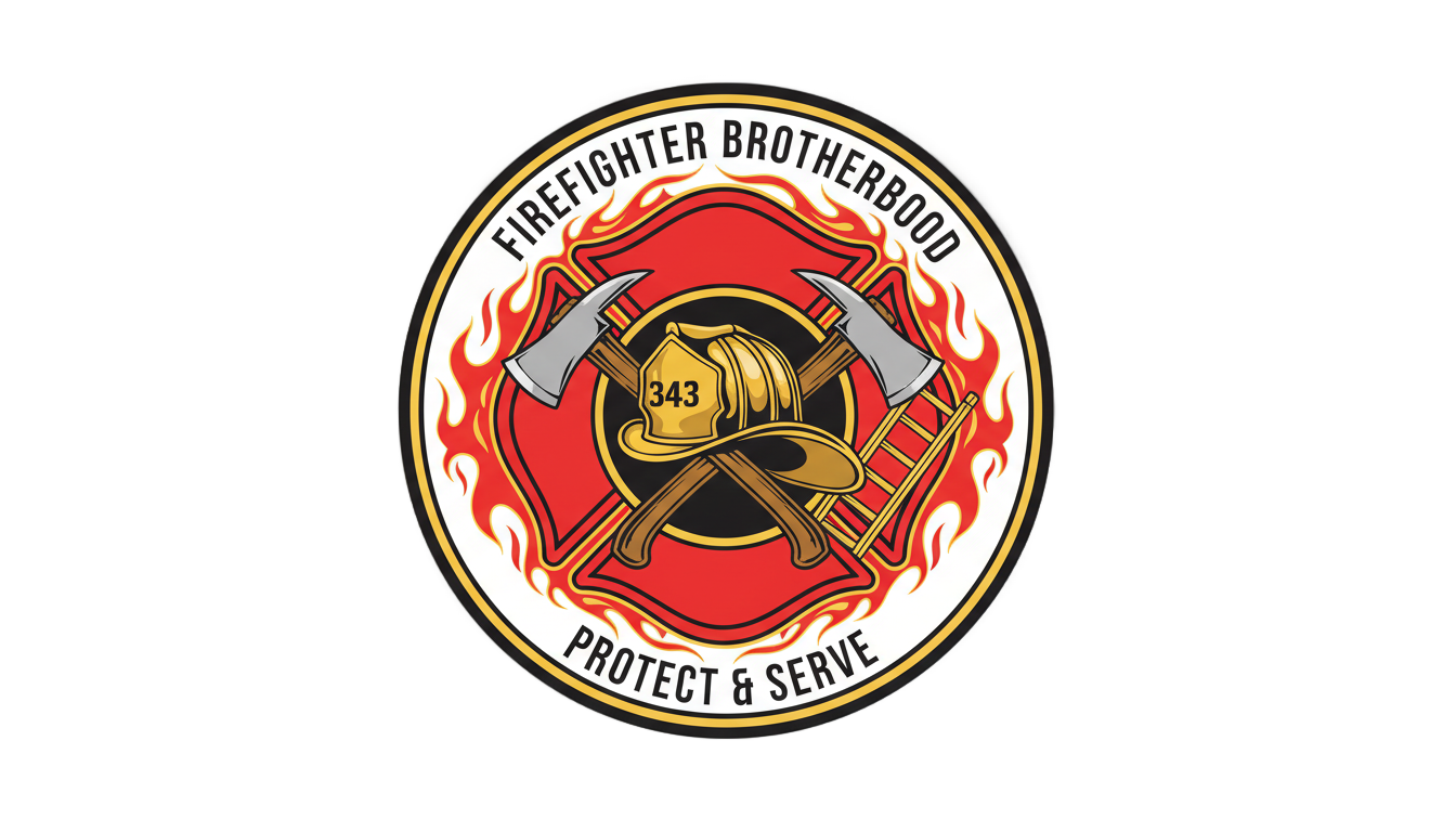 firefighter logo png PNG transparent background
