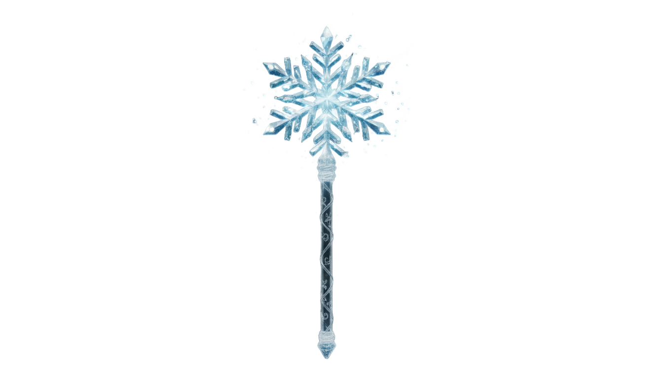 ice queen wand png PNG transparent background