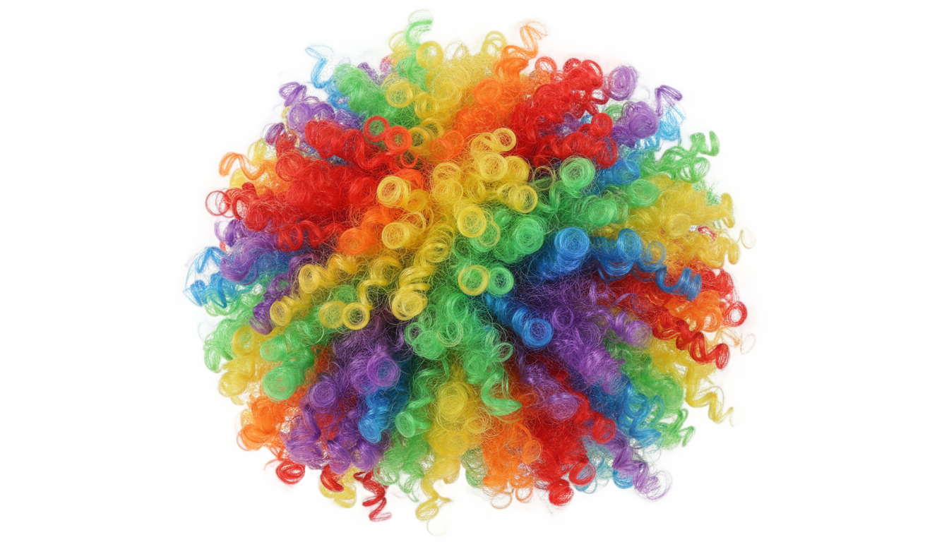 clown hair png PNG transparent background
