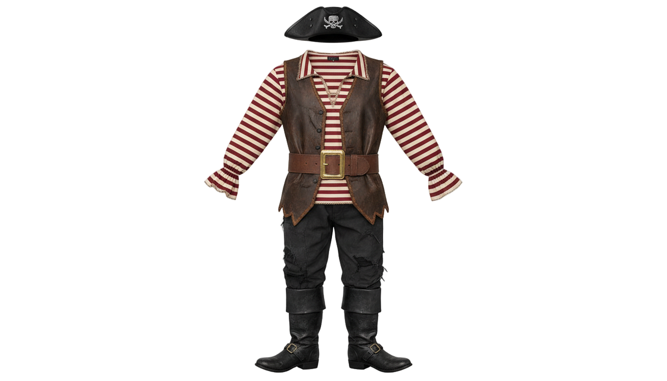 pirate costume png PNG transparent background