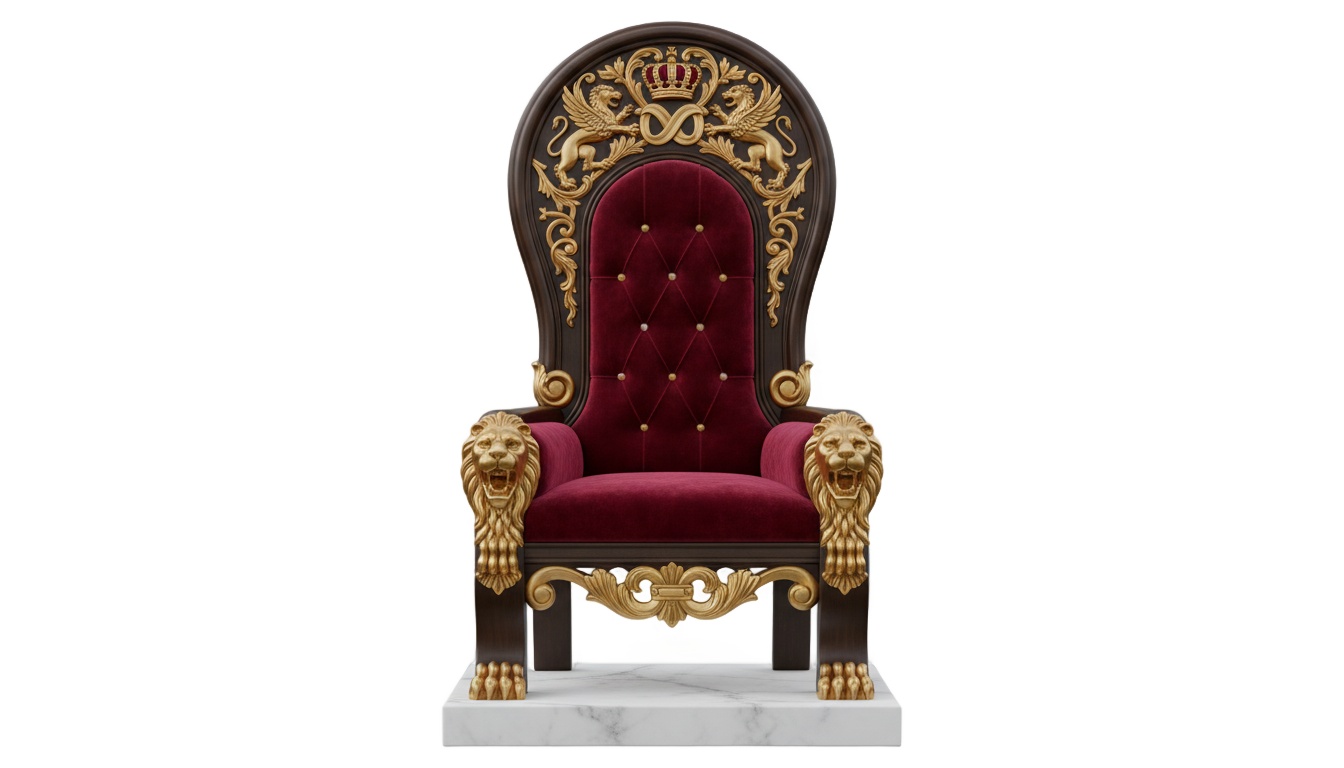 king seat png PNG transparent background
