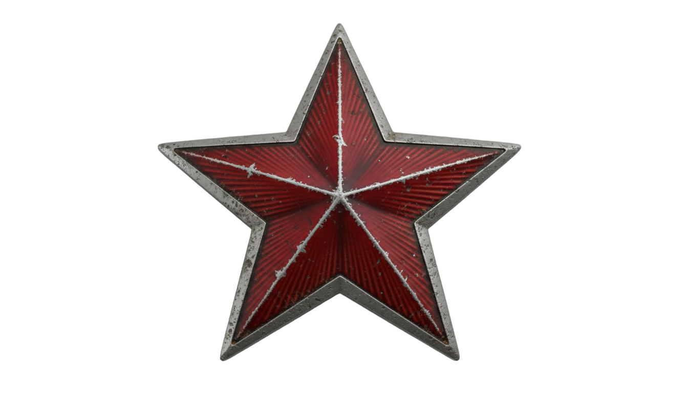 winter soldier star png PNG transparent background