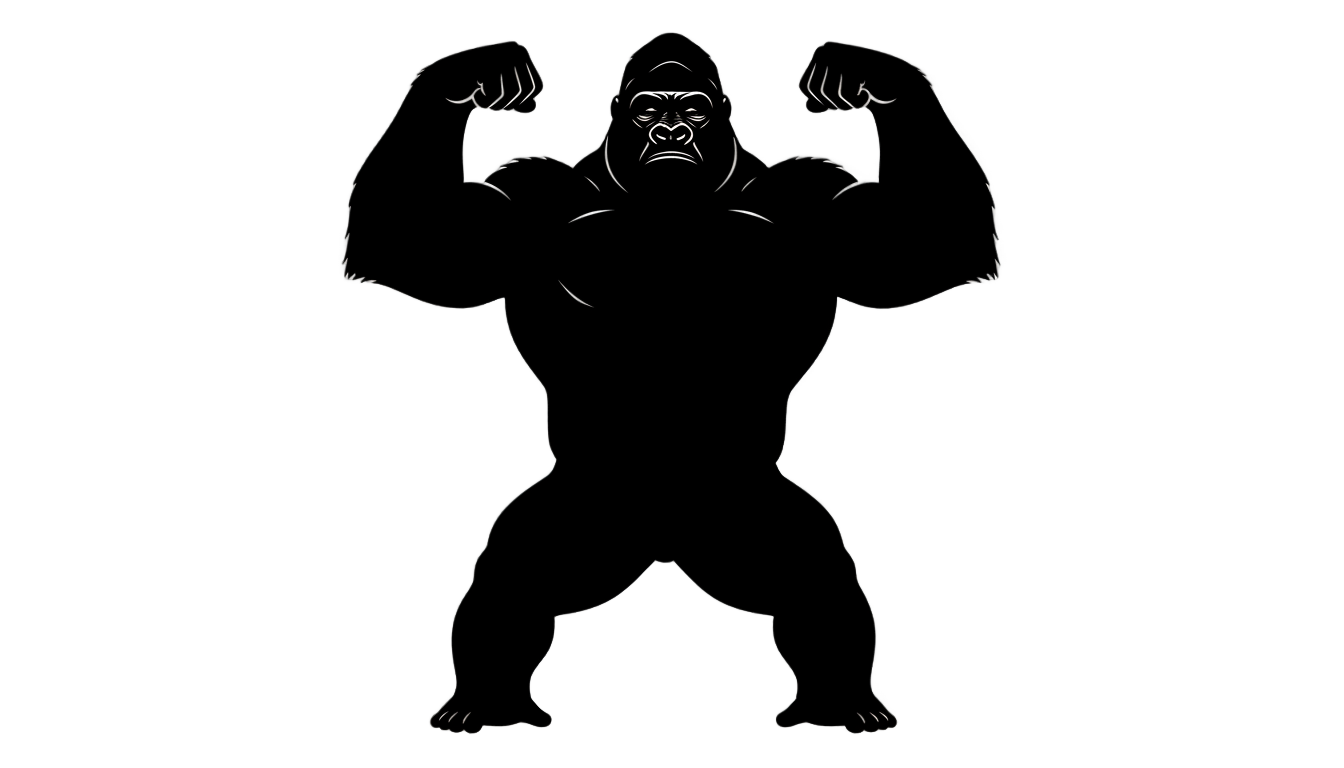 king kong silhouette png PNG transparent background