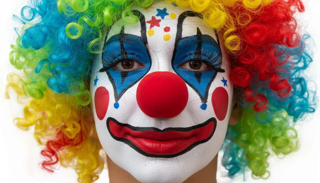 clown head png PNG transparent background