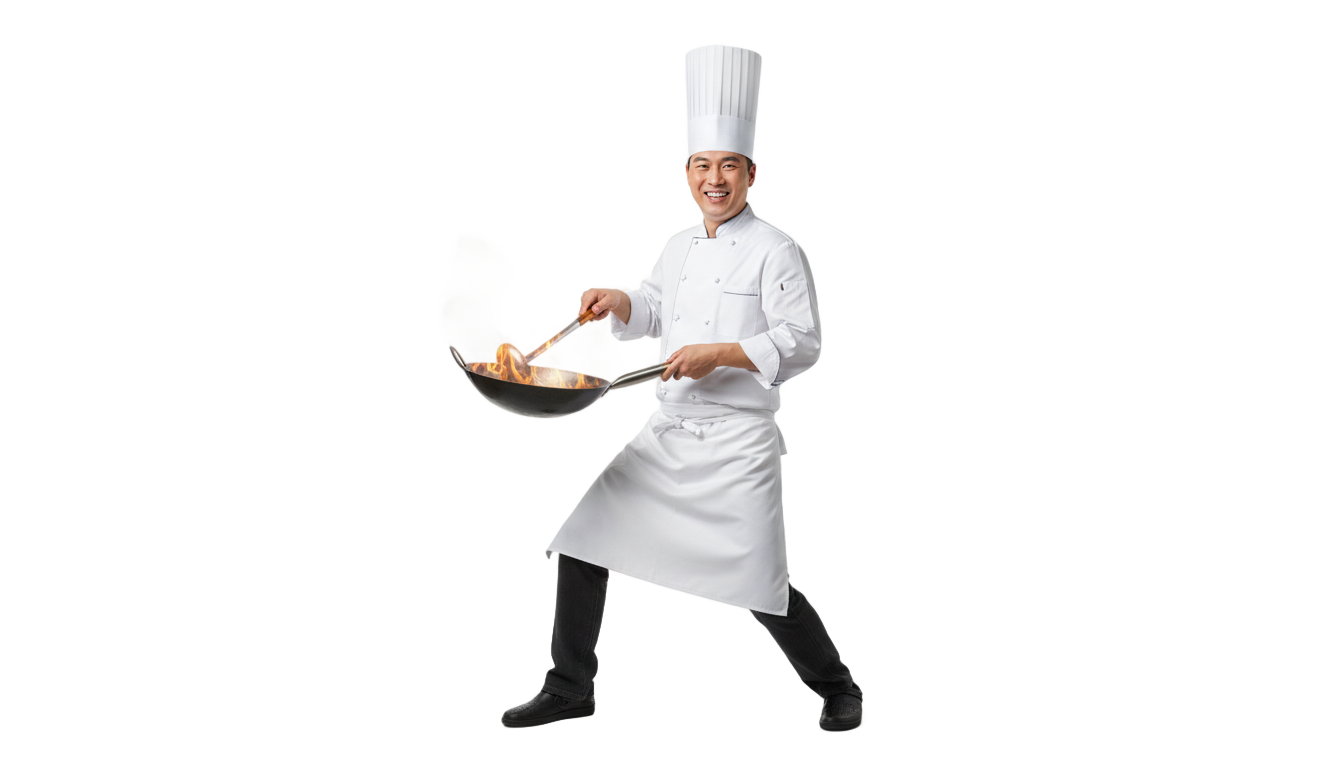 chinese chef png PNG transparent background