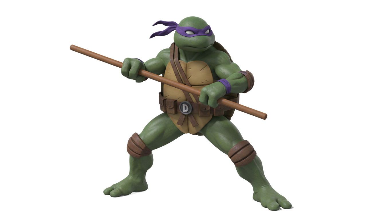 donatello tortugas ninja png PNG transparent background
