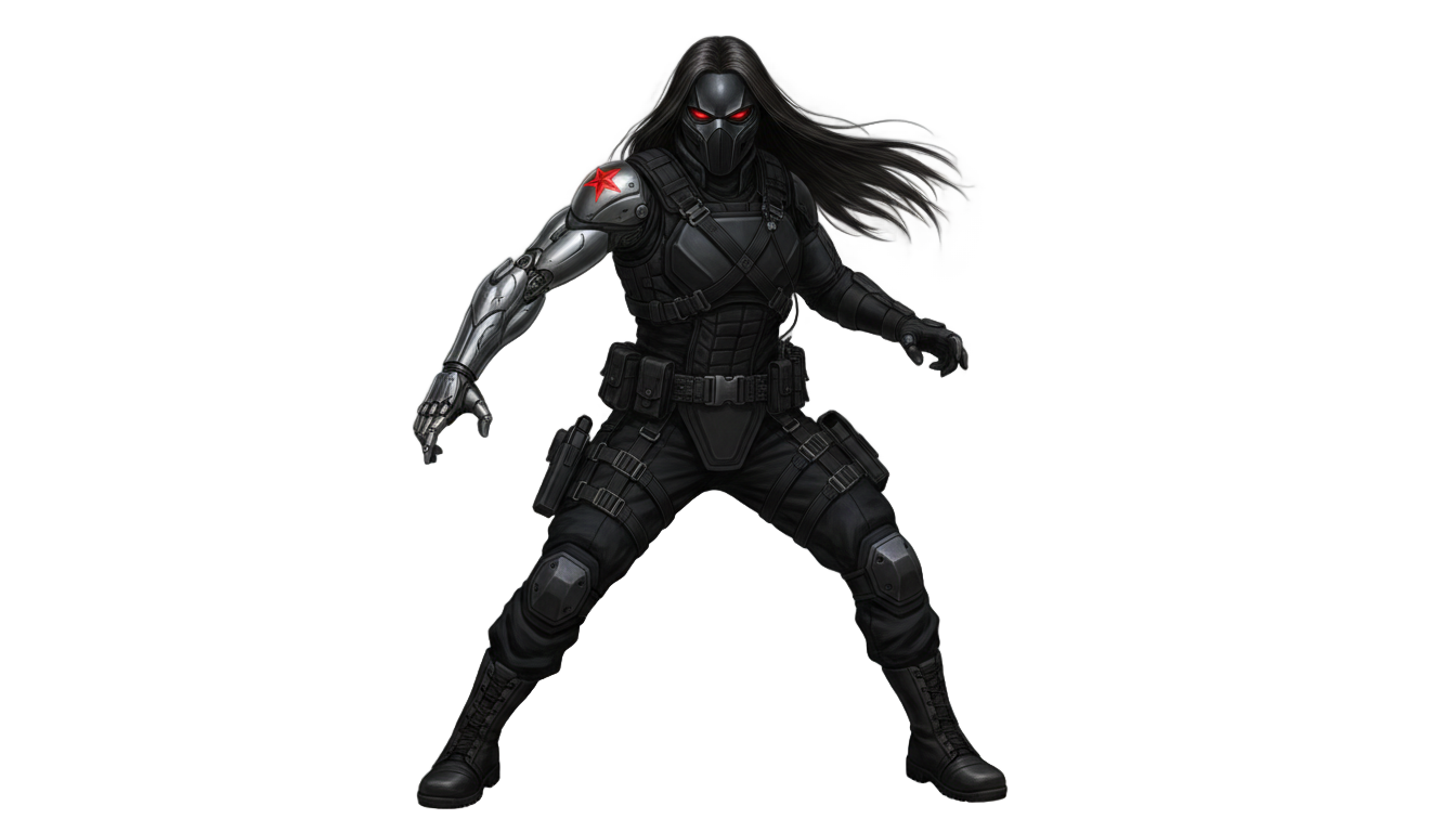 winter soldier png PNG transparent background