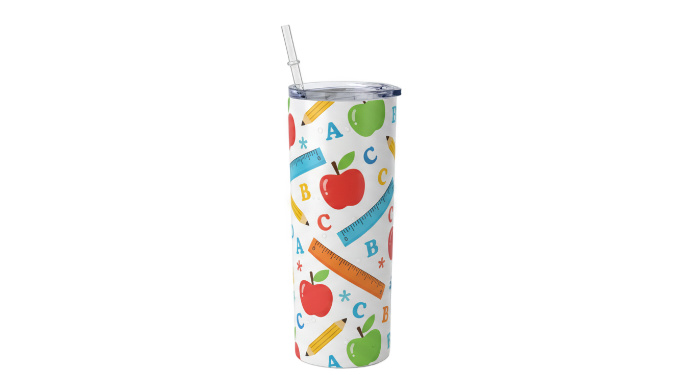 teacher tumbler png PNG transparent background