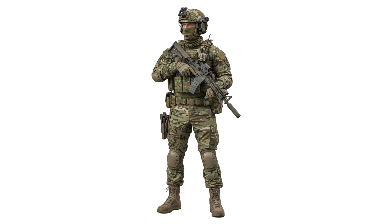 soldier with gun png PNG transparent background