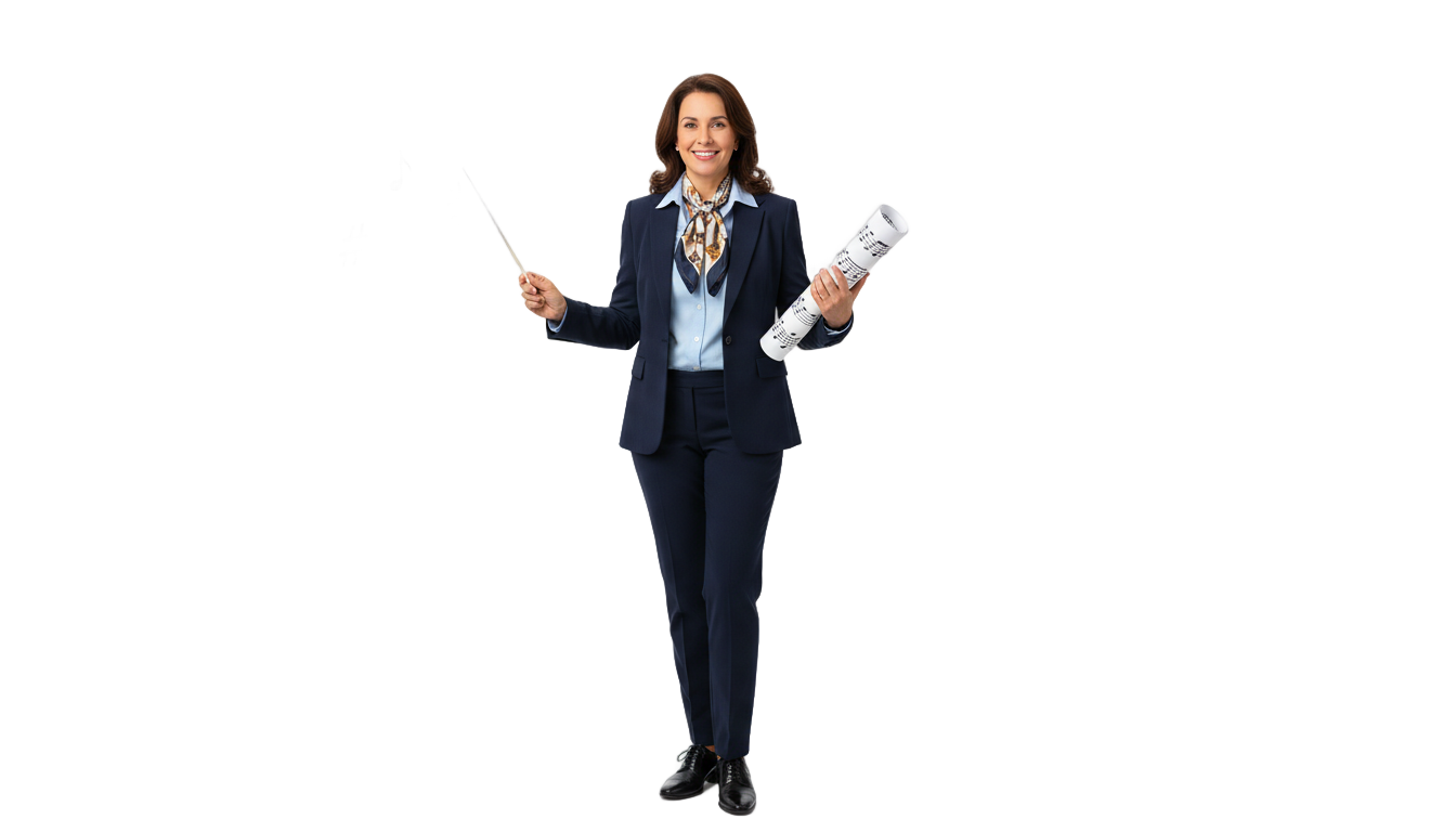 music teacher png PNG transparent background