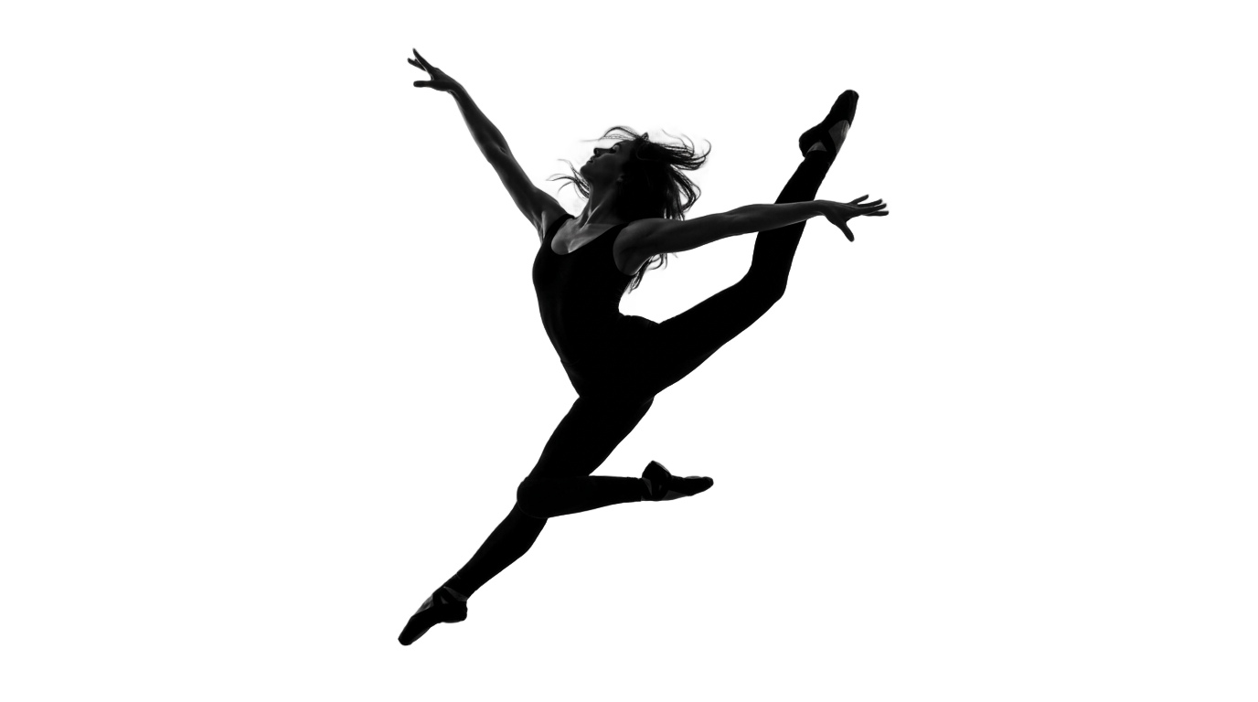 jazz dancer silhouette png PNG transparent background
