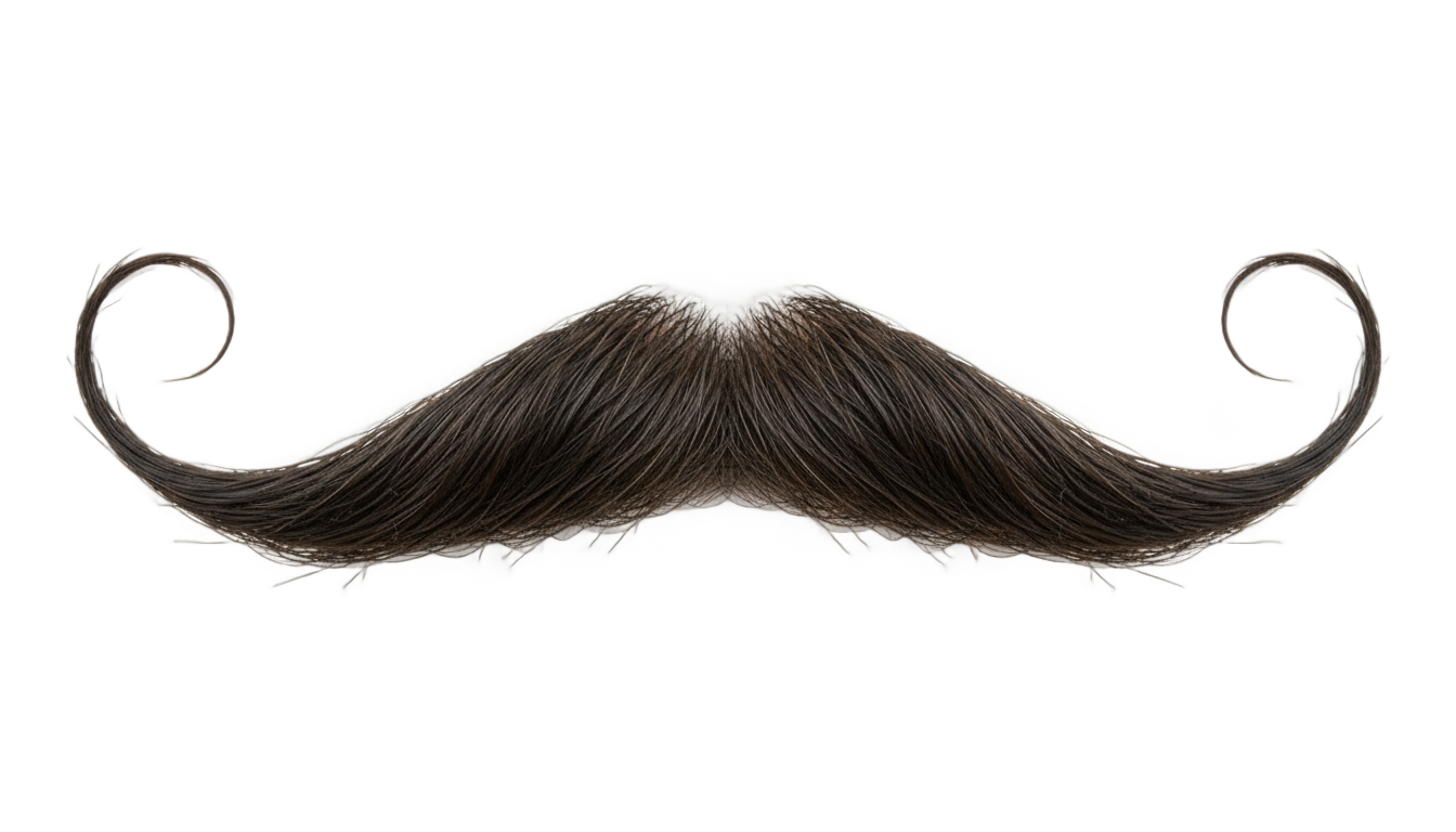 chef mustache png PNG transparent background