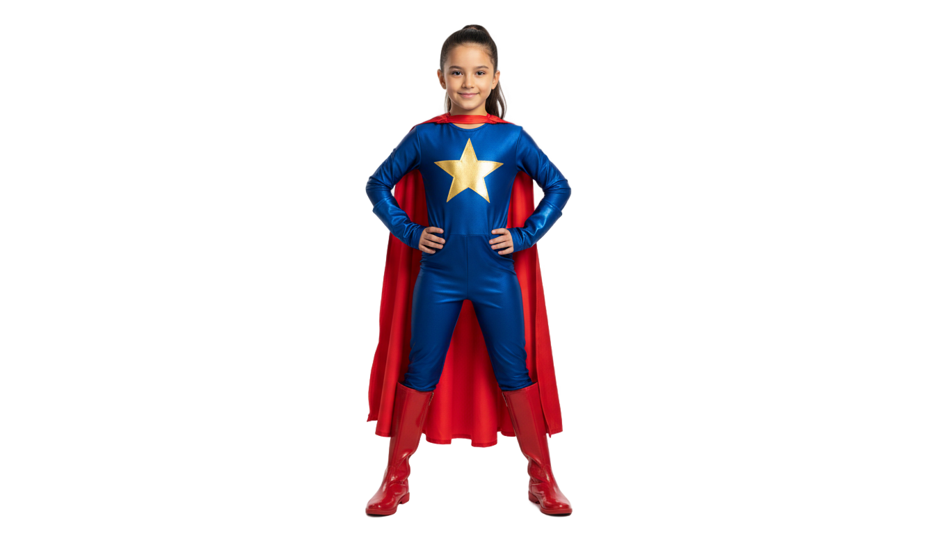 superhero girl png PNG transparent background