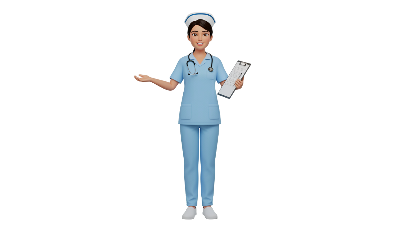 nurse cartoon png PNG transparent background
